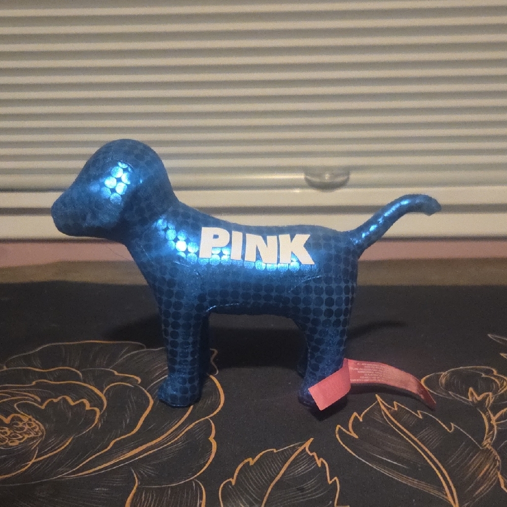Victoria's Secret PINK Blue Dog Figurine